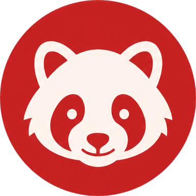 Médaillon panda Red Panda House