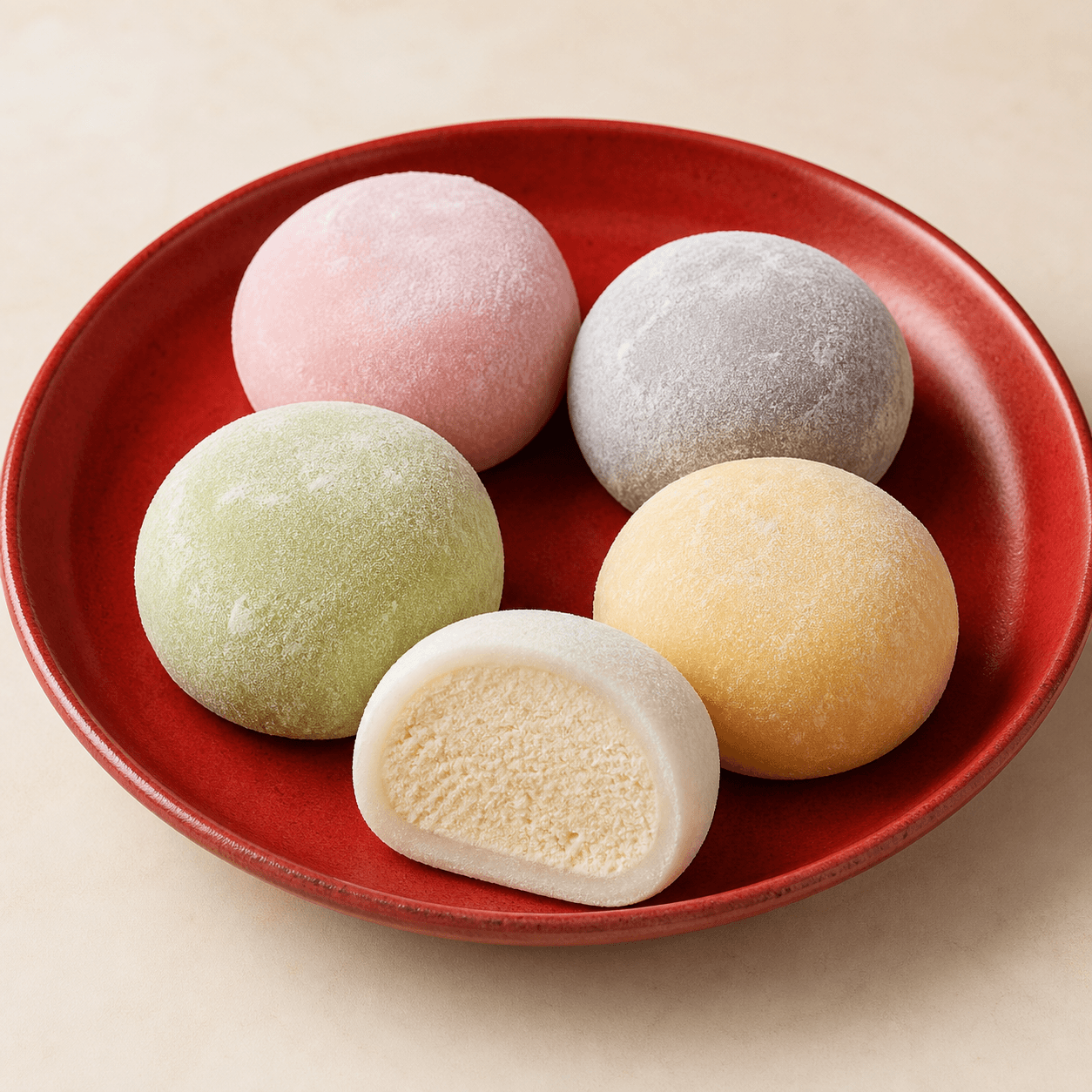 Assortiment de mochis glacés